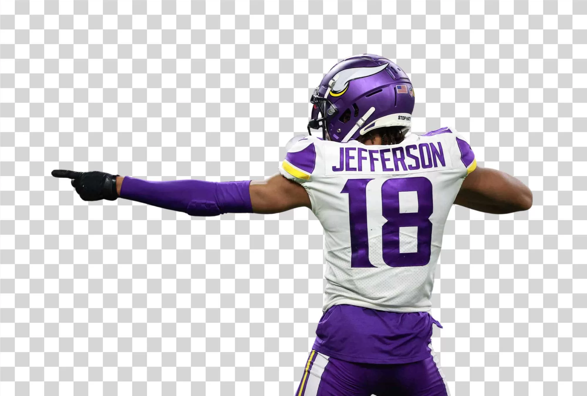 Justin Jefferson Minnesota Vikings PNG