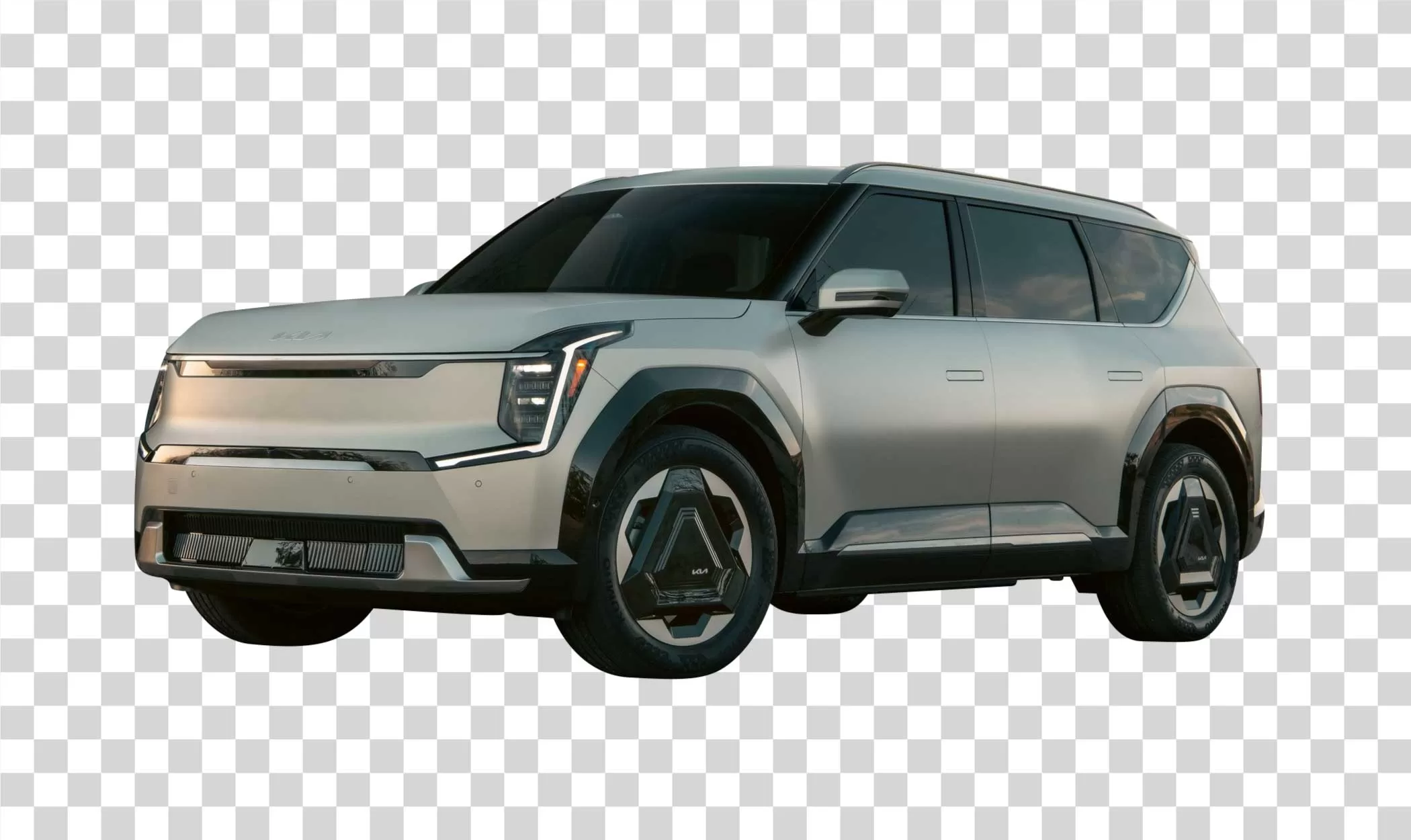 Kia EV9 All-Electric SUV PNG Image