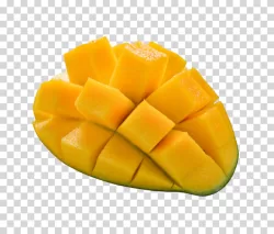 Mango Slice Juicy Tropical Fruit Healthy Snack Transparent