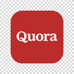 Quora Logo Red Icon Social Media PNG