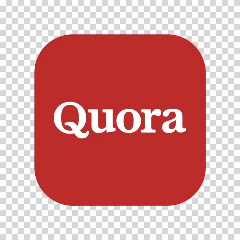 Quora Logo Red Icon Social Media PNG