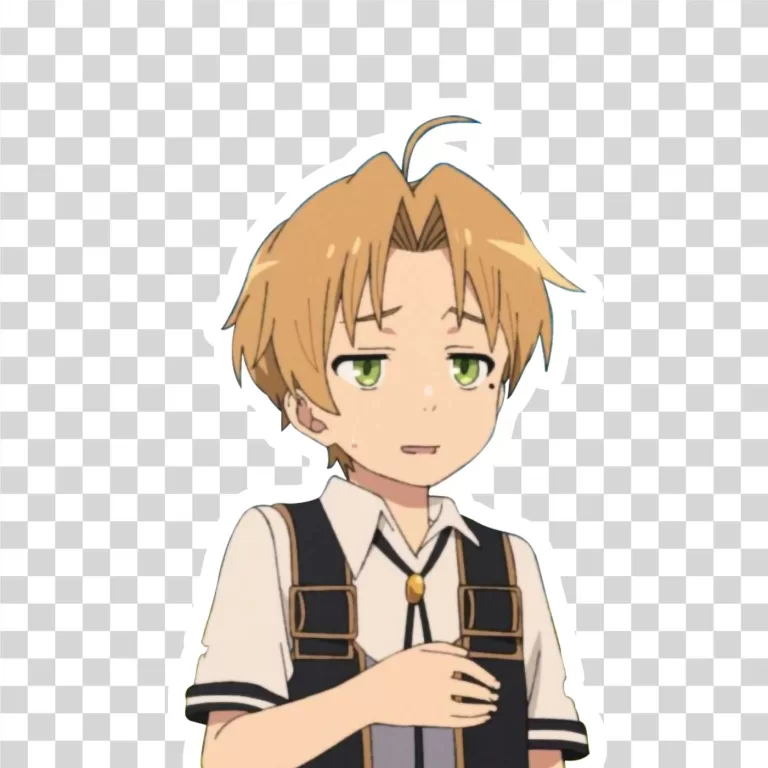 Rudeus Greyrat Mushoku Tensei PNG