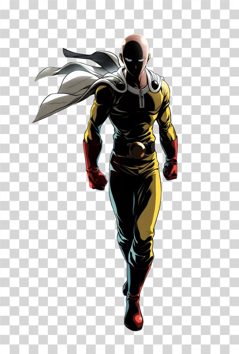Saitama One Punch Man Hero Transparent