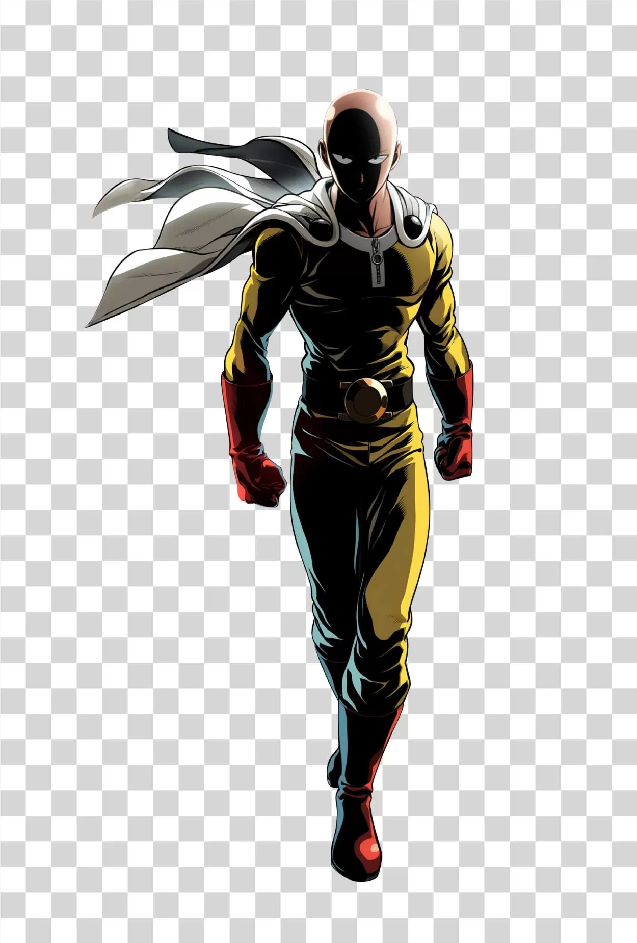 Saitama One Punch Man Hero Transparent