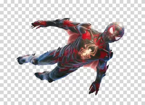 Spider Man Symbiote Suit Transparent PNG