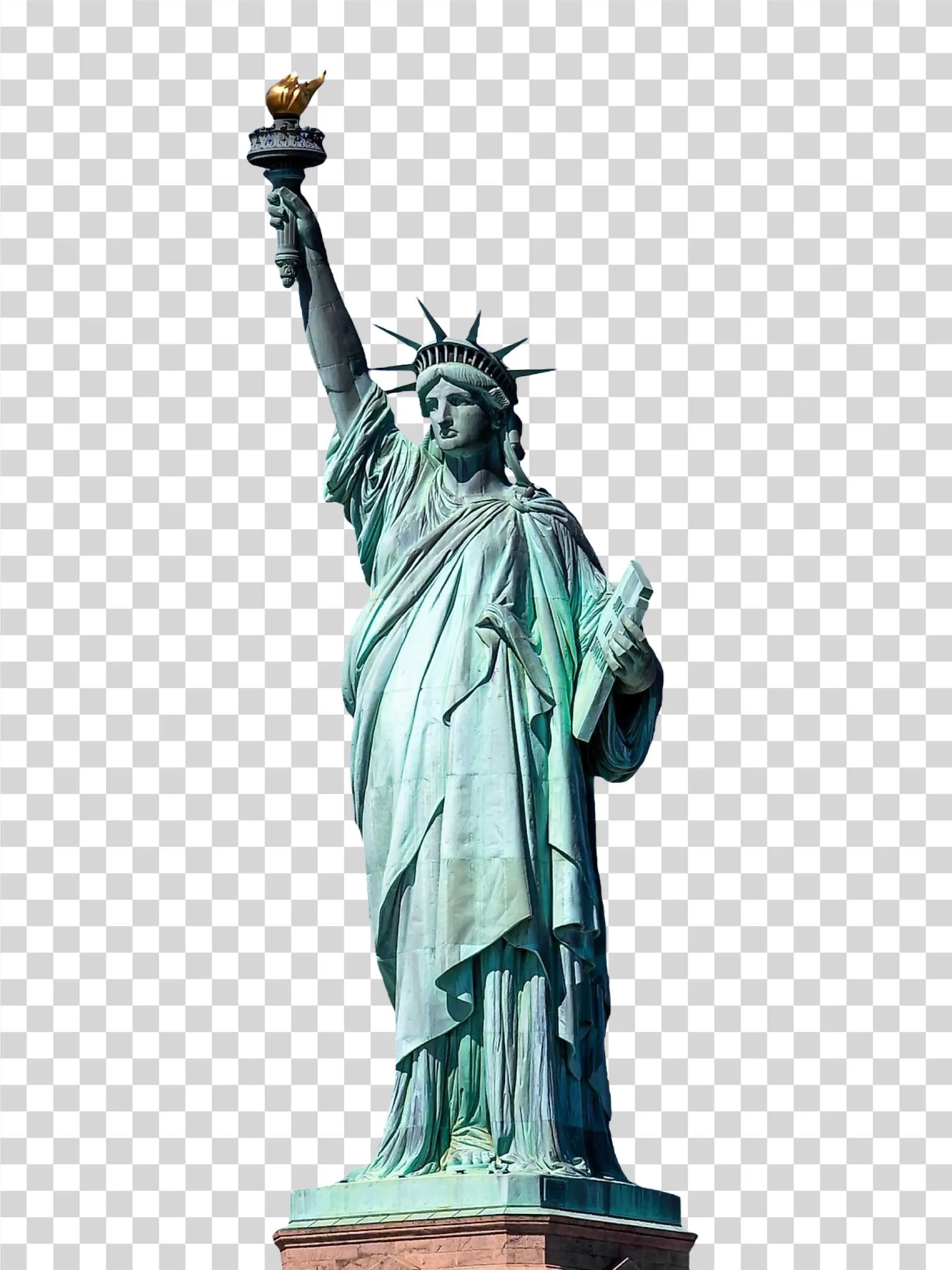 Statue of Liberty American Monument PNG
