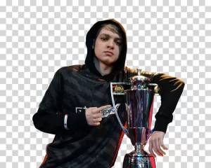 Tekkz Professional FIFA Esports Player Transparent