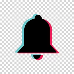 TikTok Notification Icon Social Media Alert PNG