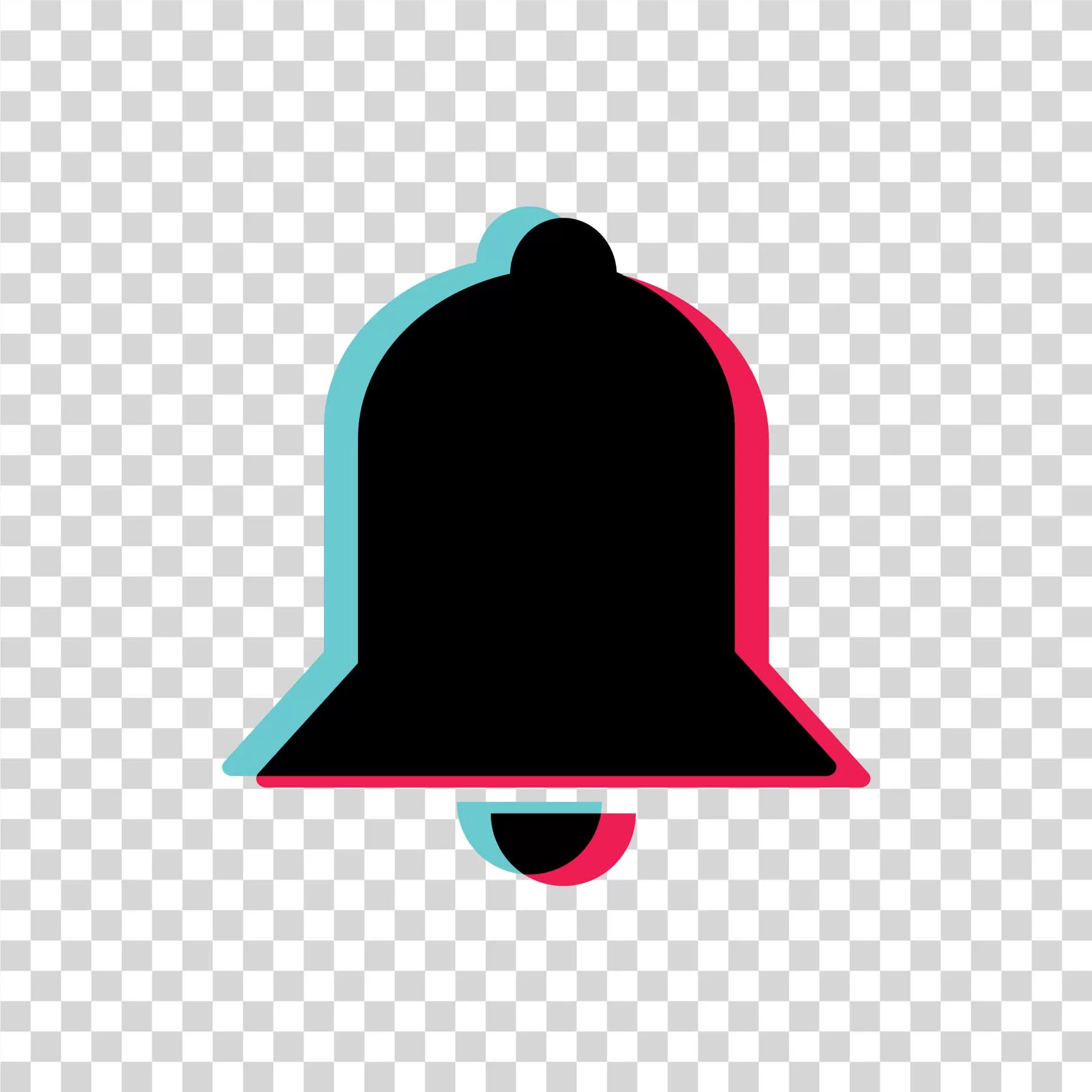 TikTok Notification Icon Social Media Alert PNG
