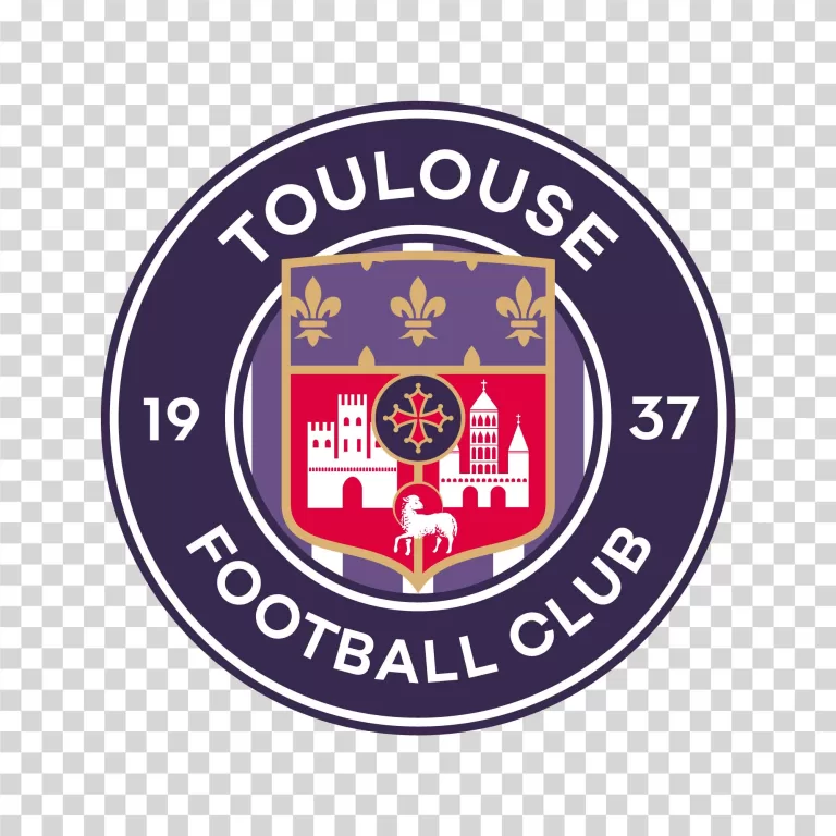 Toulouse FC French Football Club Logo PNG