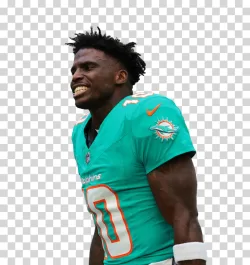 Tyreek Hill Miami Dolphins Wide Receiver PNG