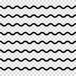 Wavy Lines Pattern Abstract Design PNG
