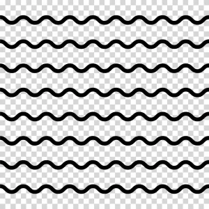 Wavy Lines Pattern Abstract Design PNG