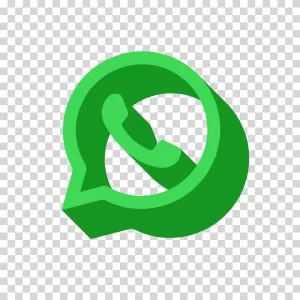 WhatsApp Logo Shadow Style PNG