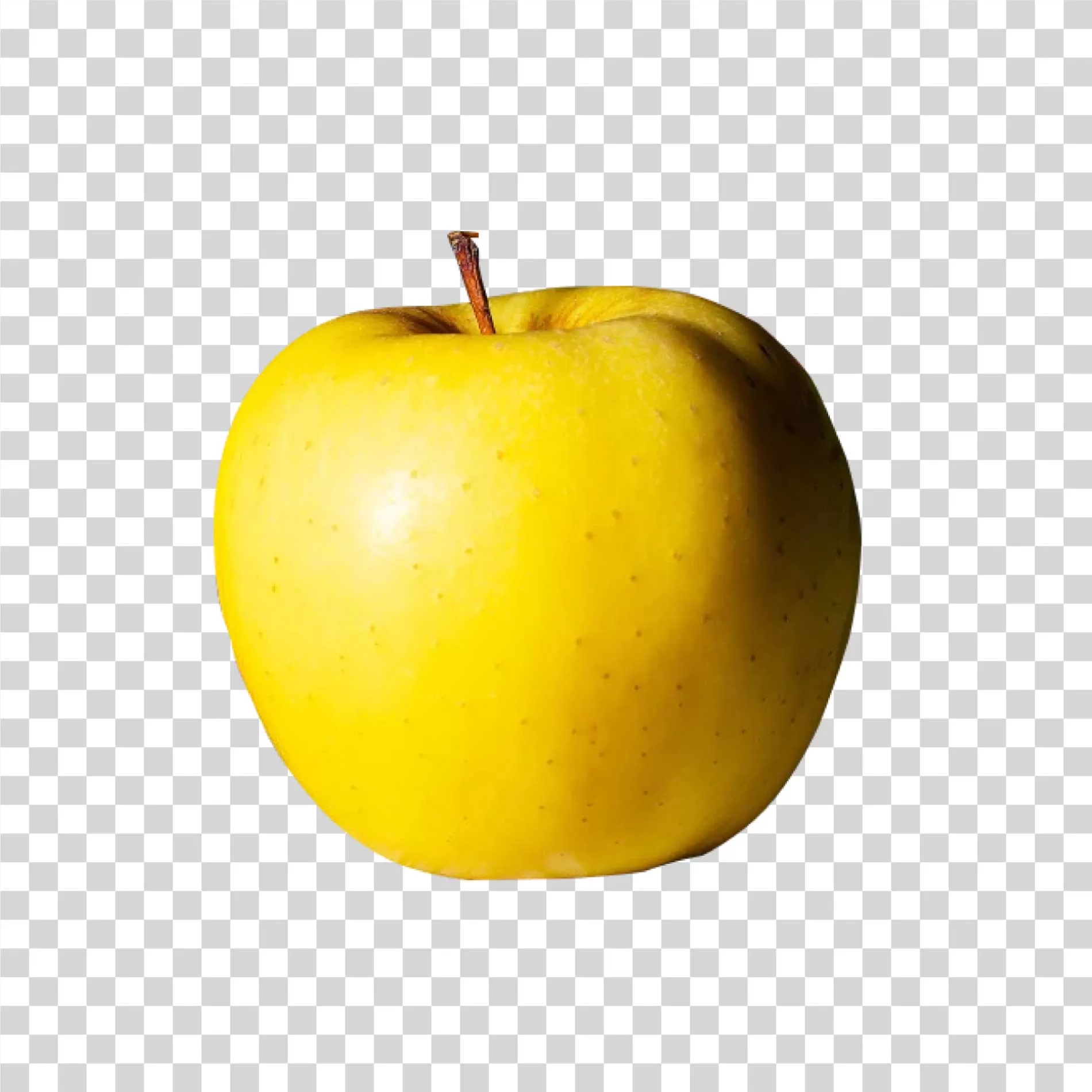 Yellow Apple Transparent Image