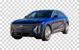 Cadillac Lyriq, Luxury Electric SUV, Futuristic Car, Transparent PNG Image Cadillac Lyriq Luxury Electric SUV Futuristic Car