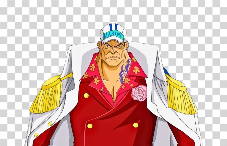 Akainu One Piece Admiral Marine PNG