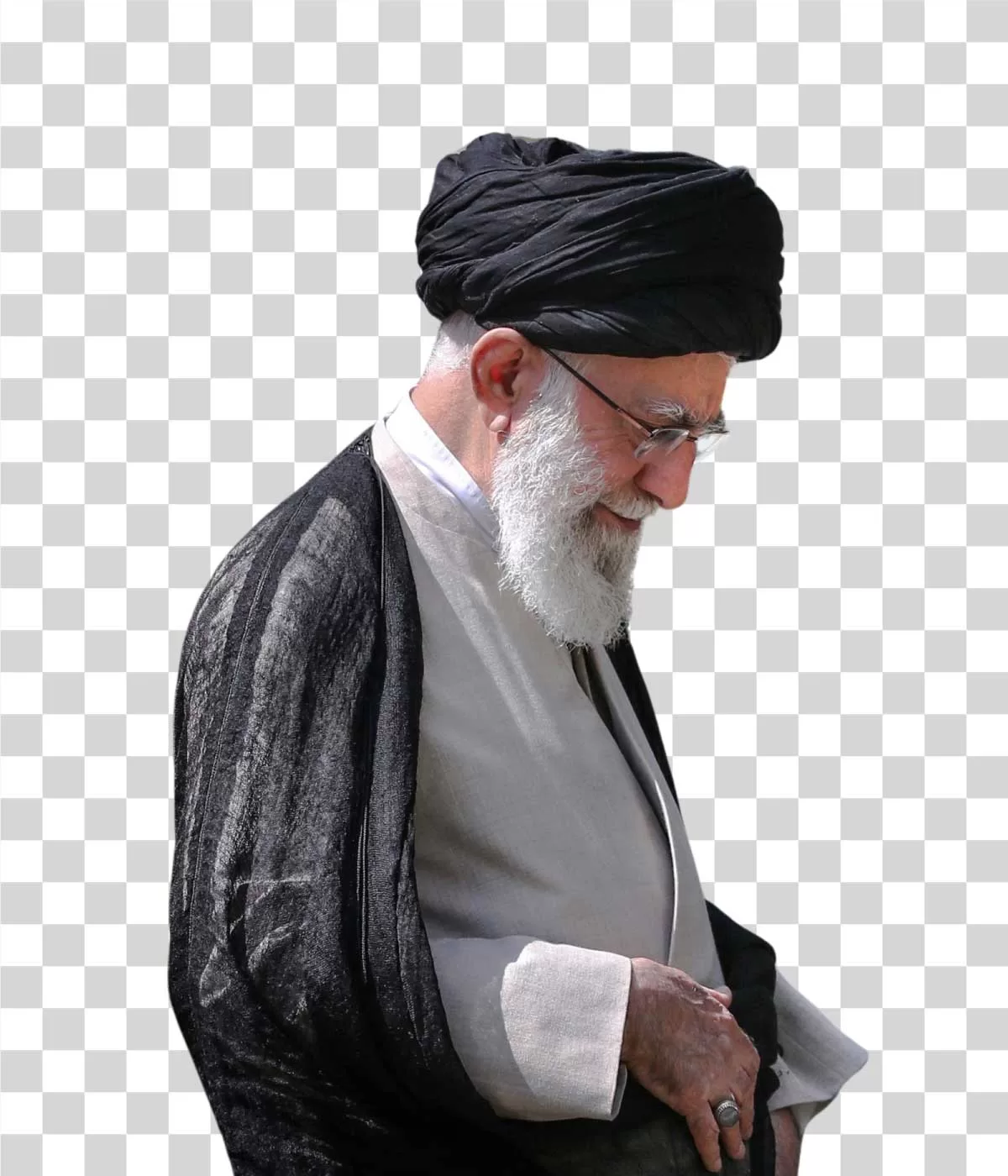 Ali Khamenei Supreme Leader of Iran Iranian Religious and Political Leader Transparent background