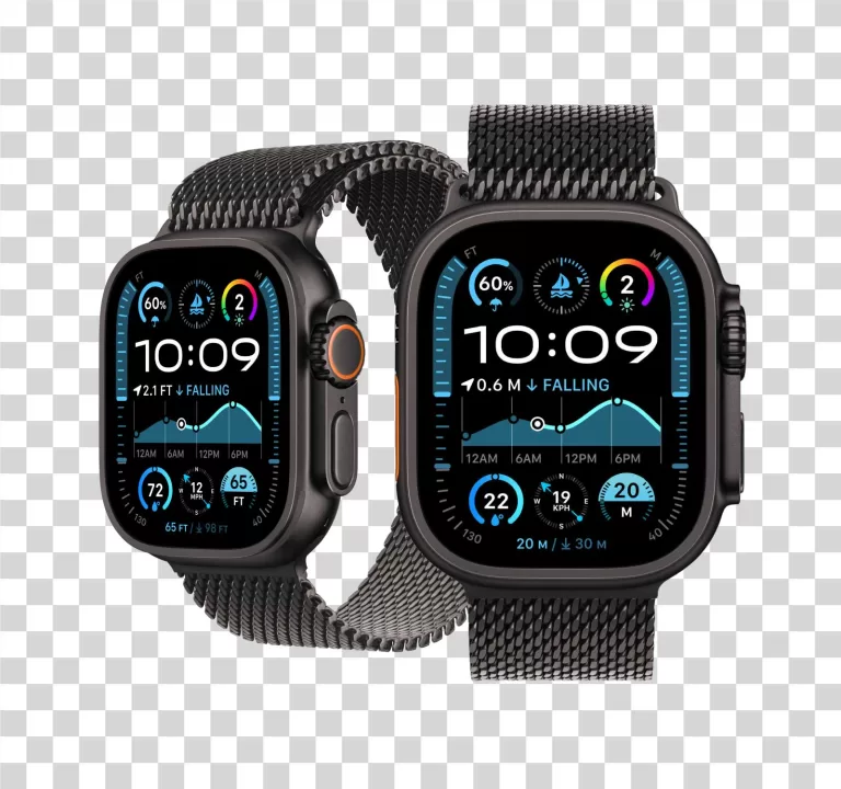 Apple Watch Ultra 2 Rugged Smartwatch Transparent Image