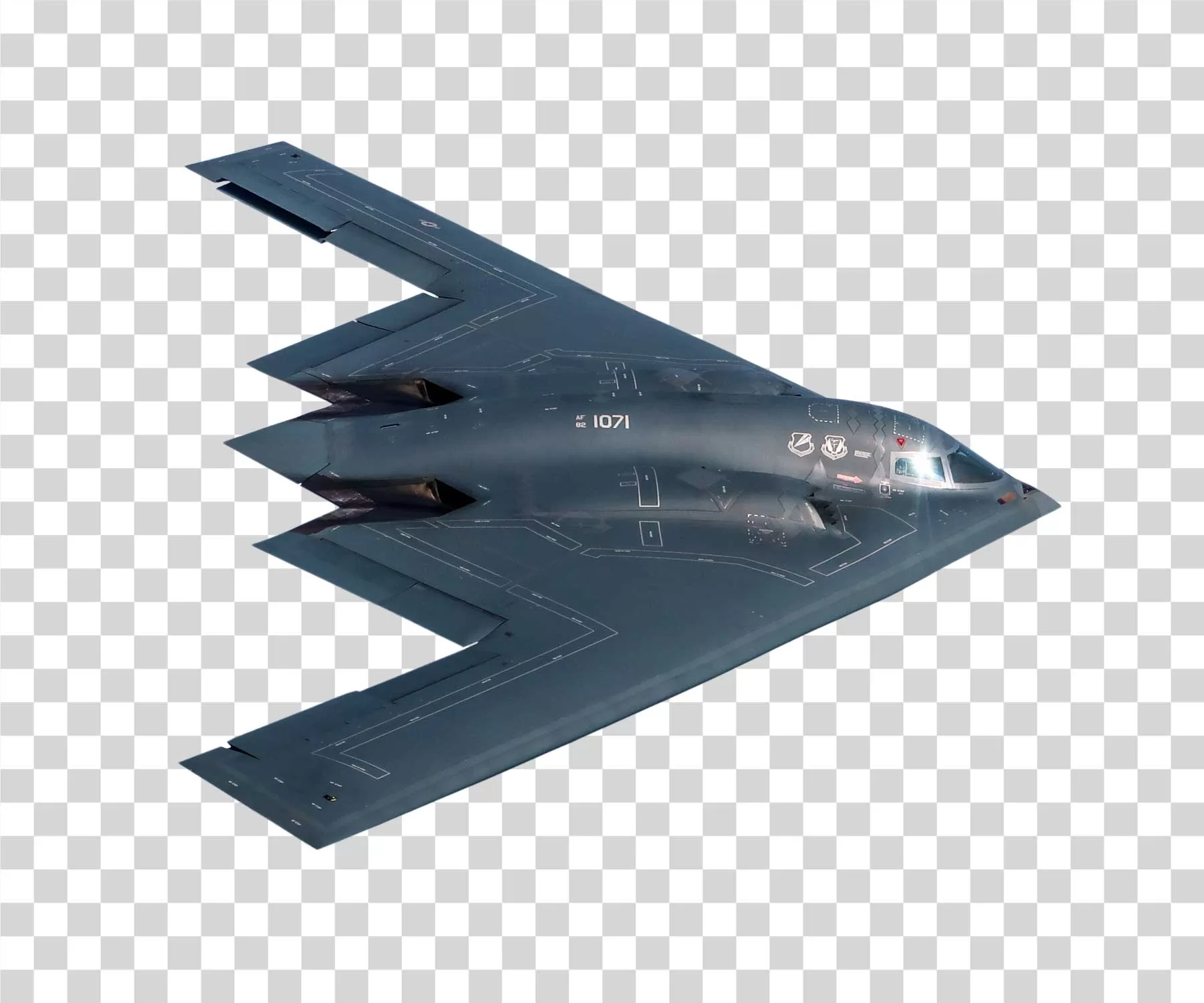 B-2 Spirit Stealth Bomber Aircraft PNG