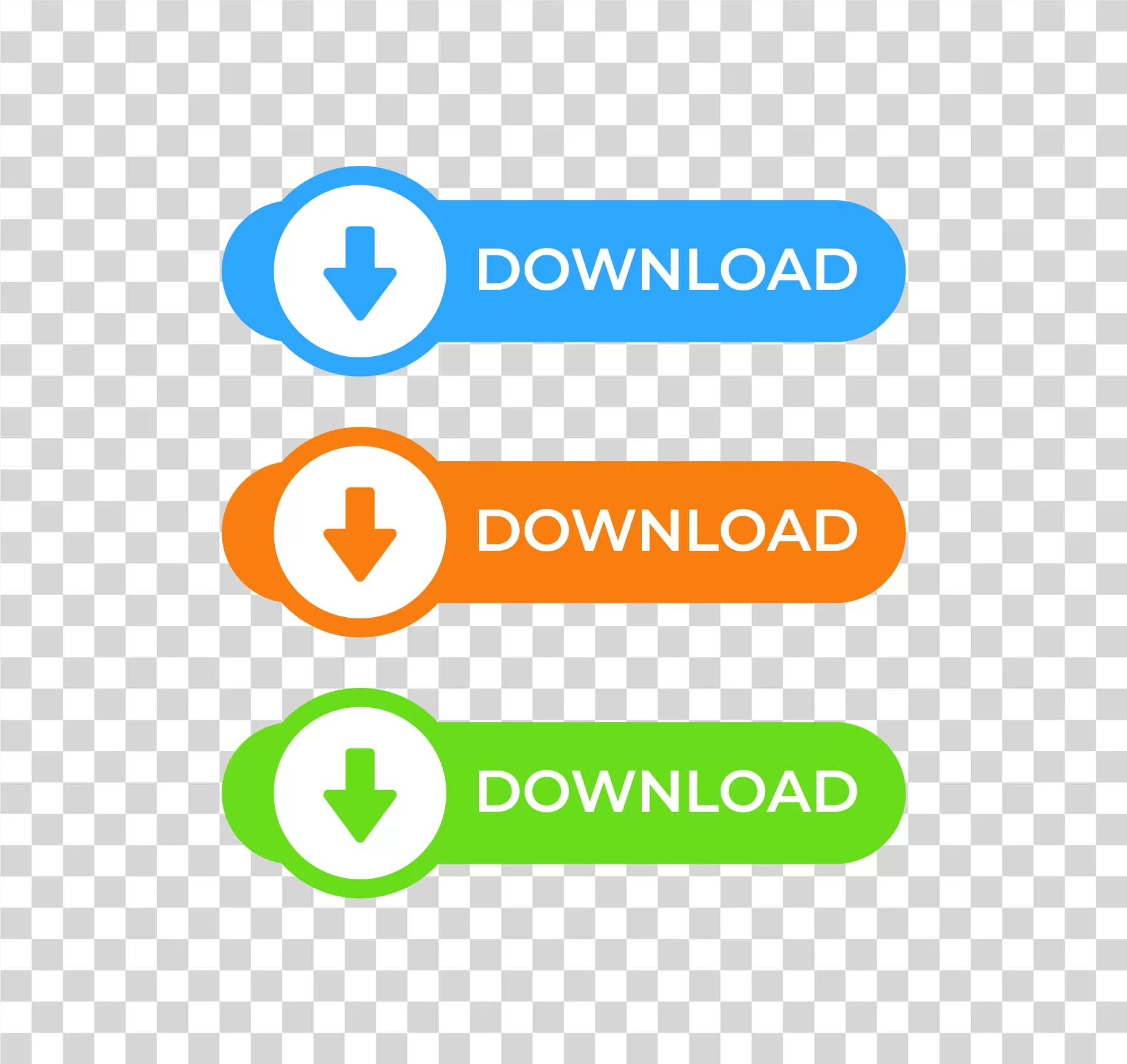 Download Button User Interface Element PNG