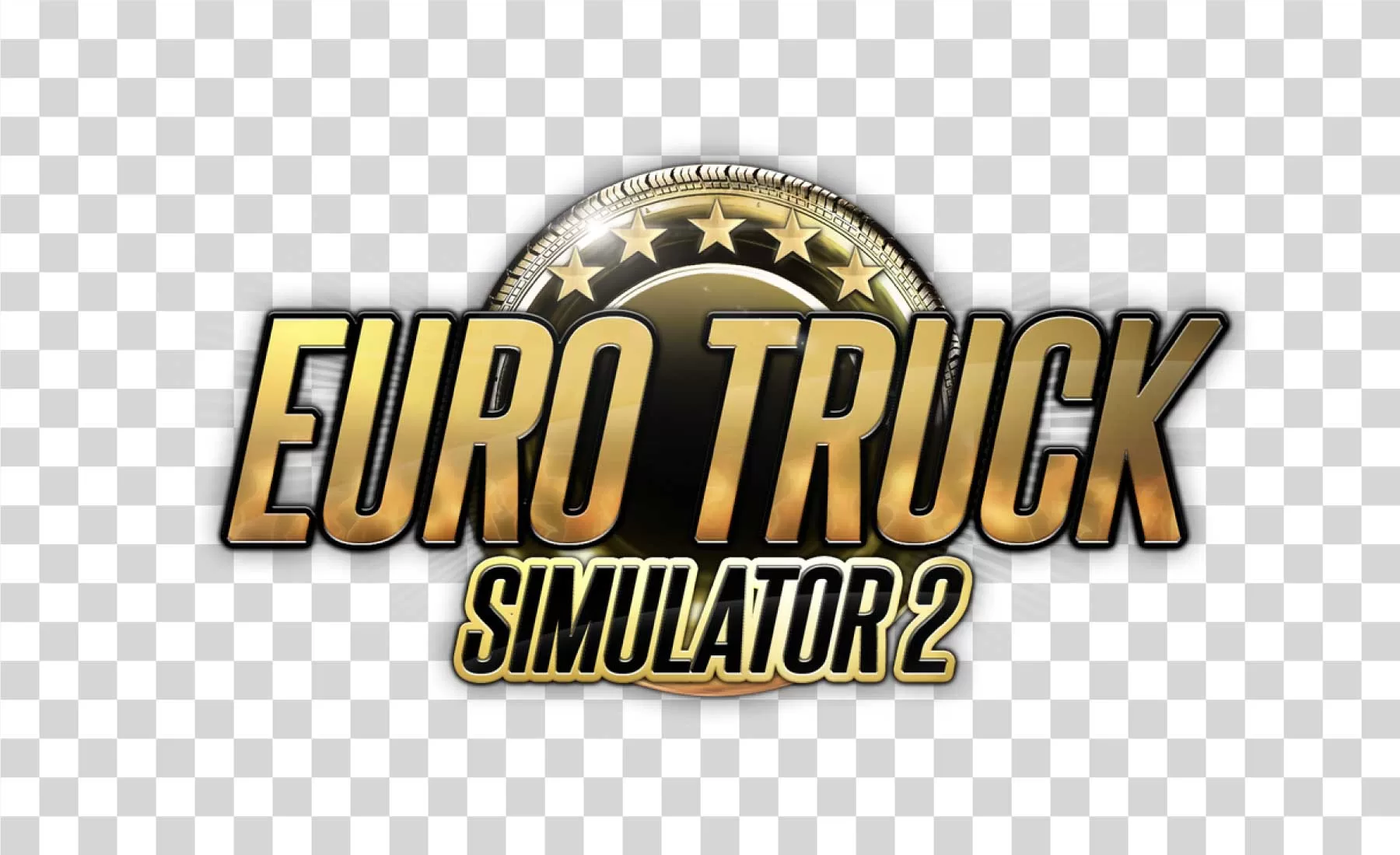 Euro Truck Simulator 2 Logo ETS2 Transparent Background