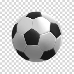 Football Ball Classic Black and White Soccer Ball png
