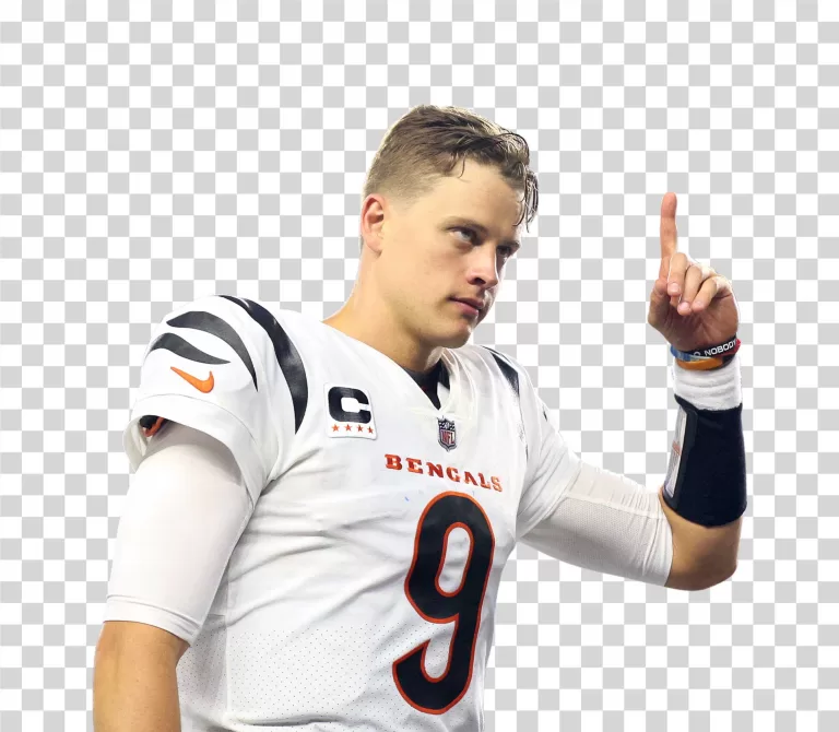 Joe Burrow Cincinnati Bengals Quarterback PNG