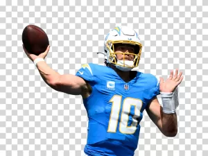 Justin Herbert Los Angeles Chargers png