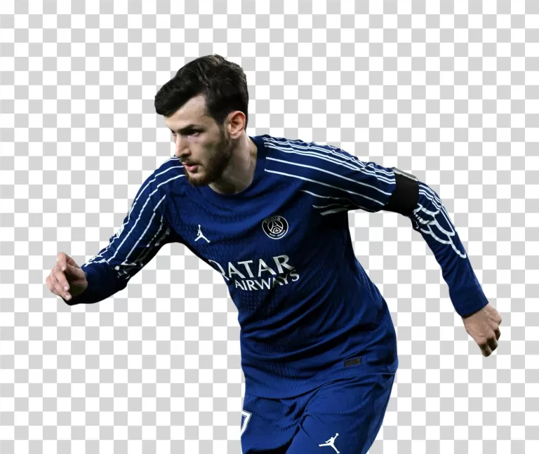 Khvicha Kvaratskhelia PSG Transparent Image
