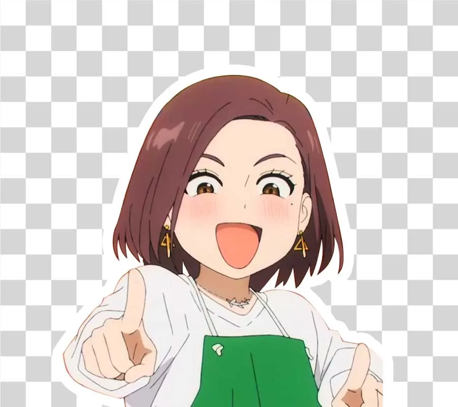 Kotoha Tachibana Wind Breaker Anime Girl Sticker Transparent