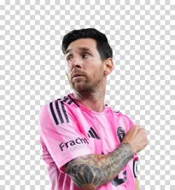 Lionel Messi Inter Miami CF Transparent