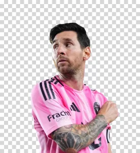 Lionel Messi Inter Miami CF Transparent