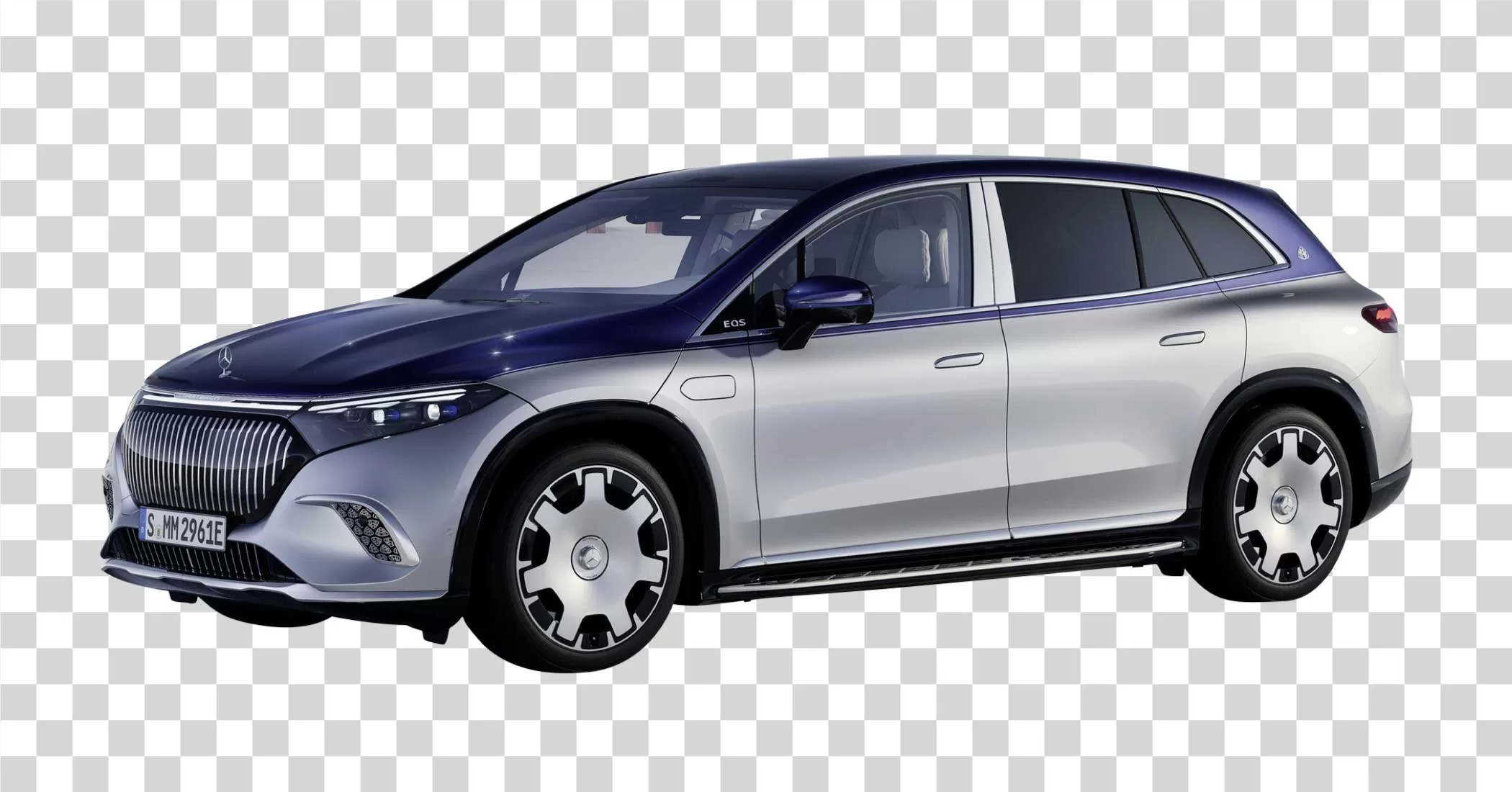 Maybach EQS SUV Transparent Image