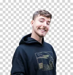MrBeast YouTube Star PNG Transparent