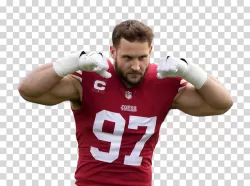 Nick Bosa San Francisco 49ers Defensive End png