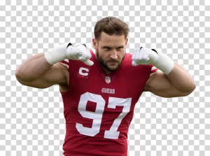 Nick Bosa San Francisco 49ers Defensive End png