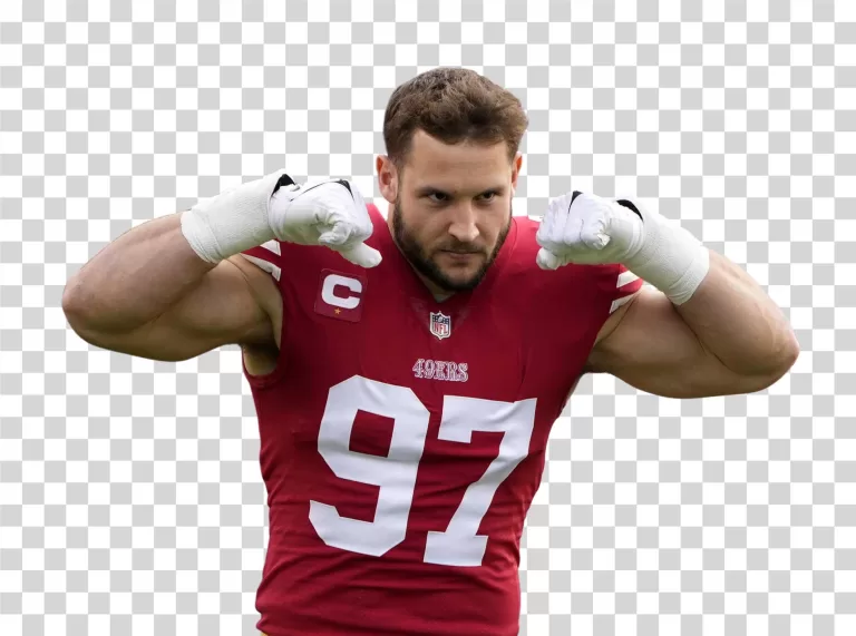 Nick Bosa San Francisco 49ers Defensive End png