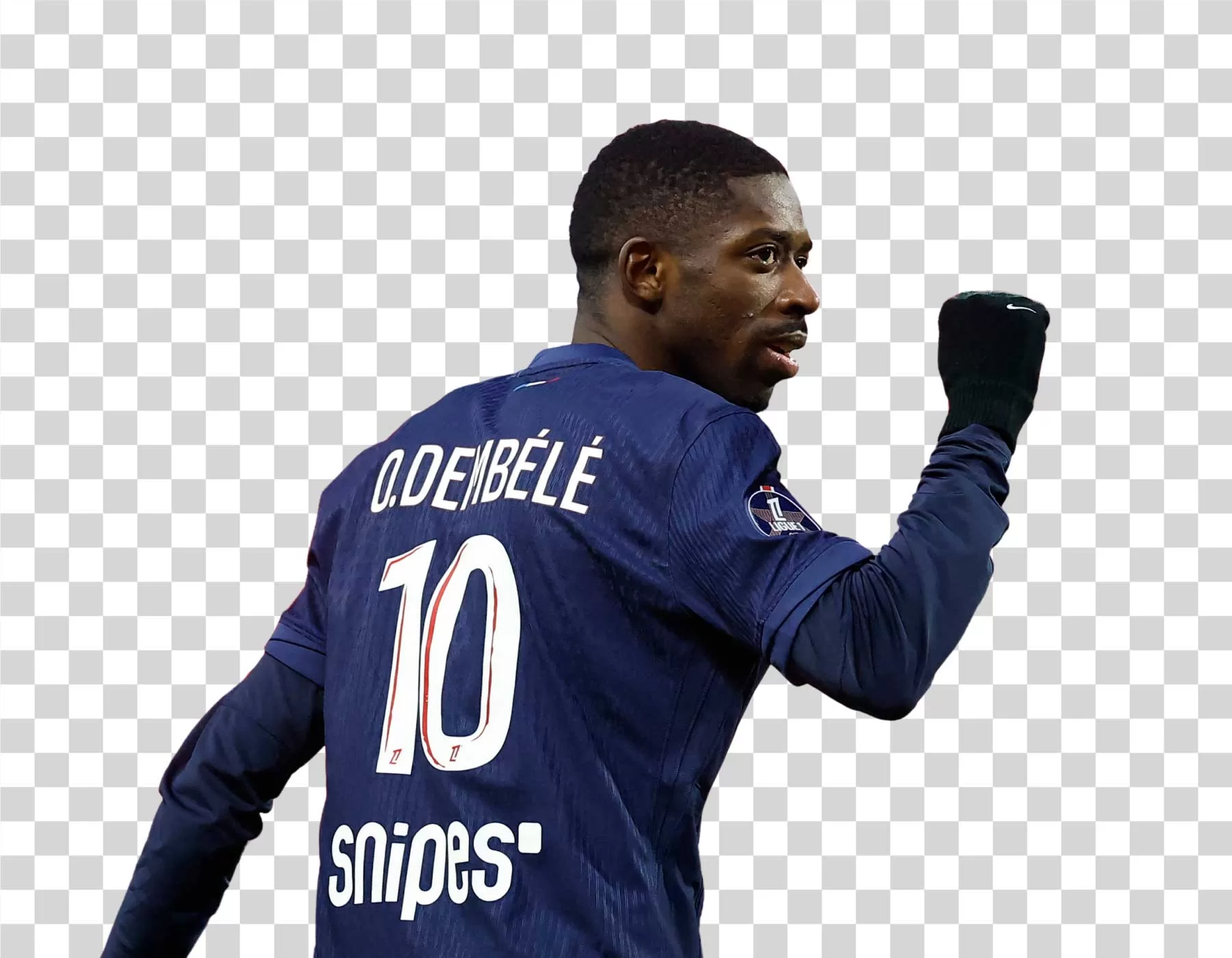 Ousmane Dembélé Paris Saint-Germain Winger Ballon d’Or Contender PNG