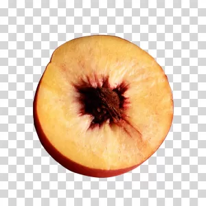 Peach Fresh Fruit Transparent
