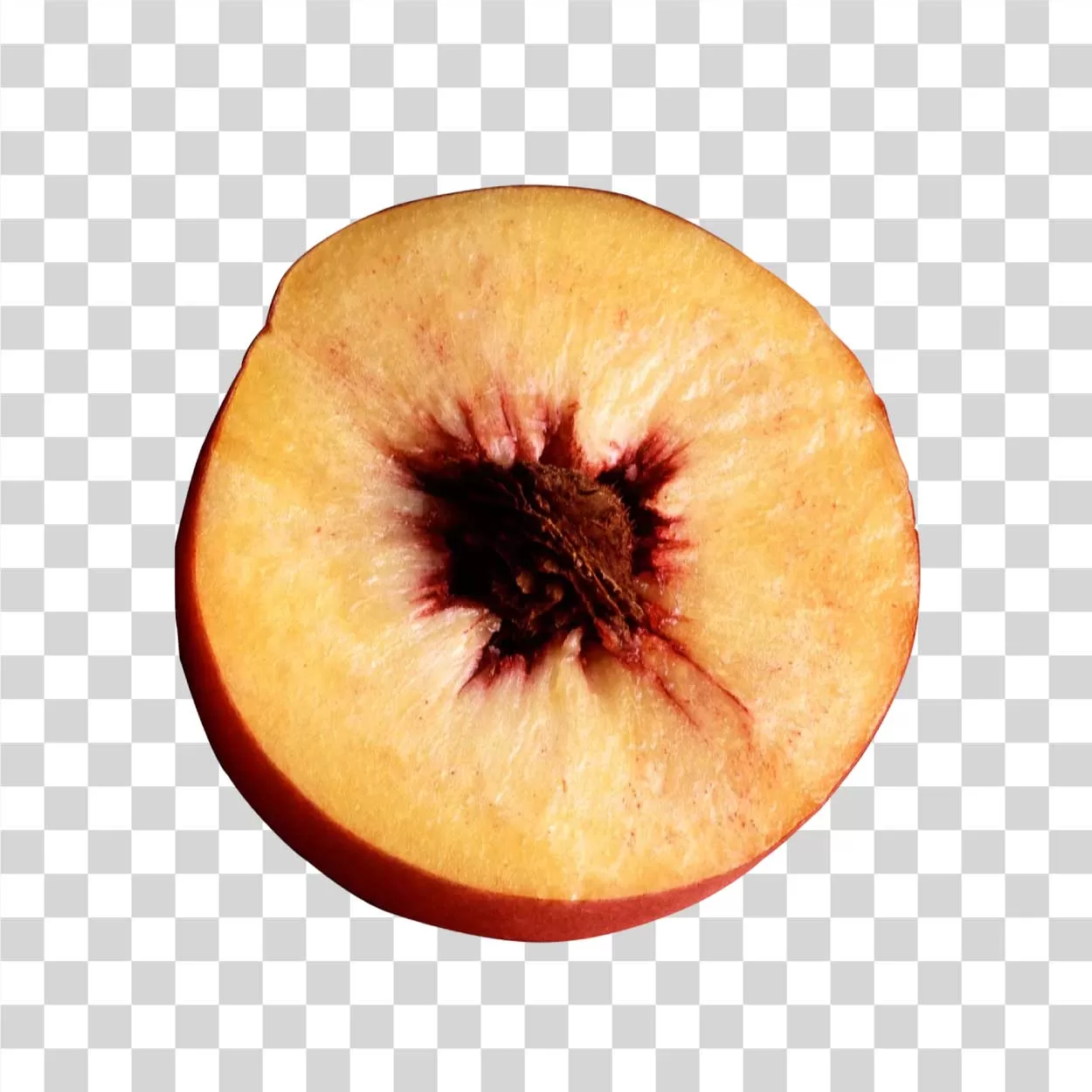 Peach Fresh Fruit Transparent