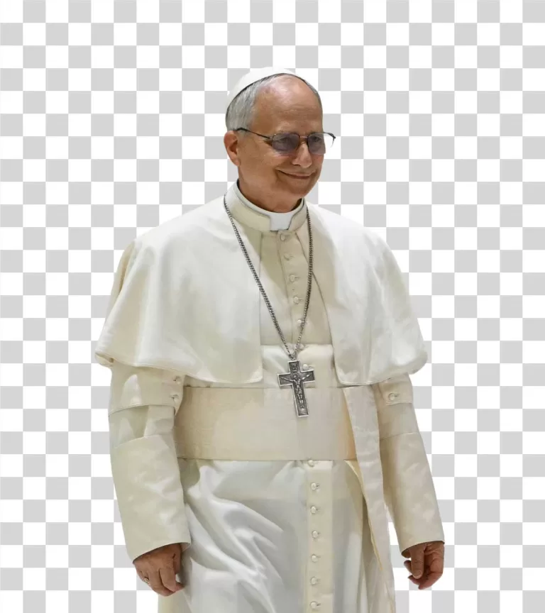 Pope Leo XIV Catholic Church Leader Transparent