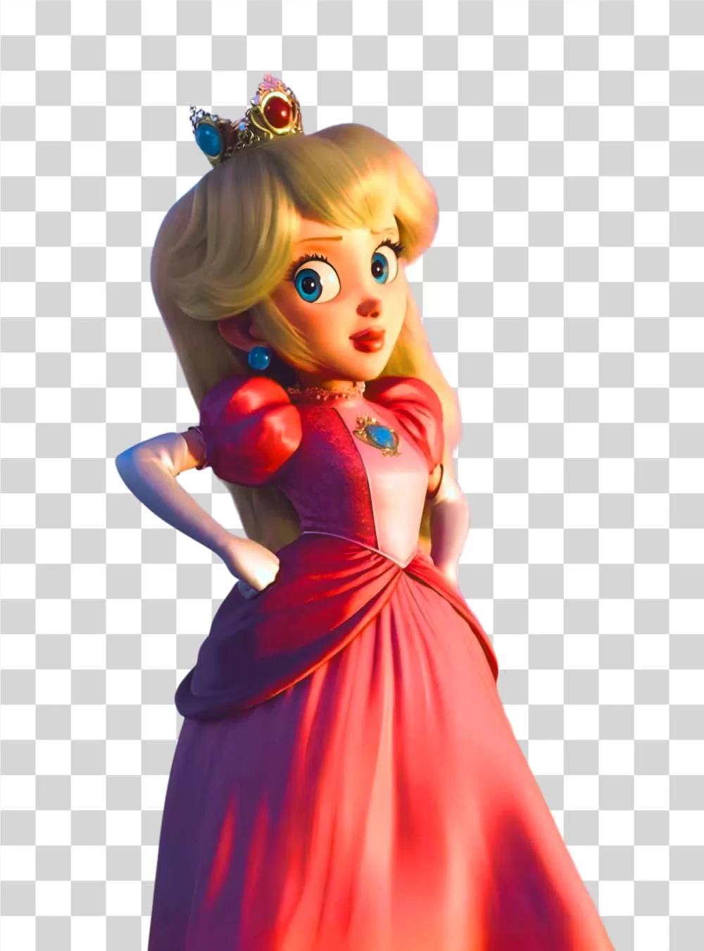 Princess Peach Super Mario Character Transparent Image