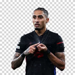 Raphinha Barcelona Winger Transparent