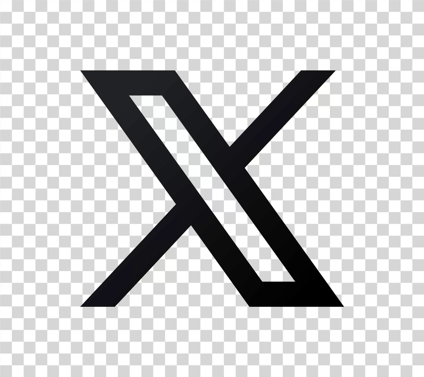 X Logo Twitter Rebrand PNG Transparent