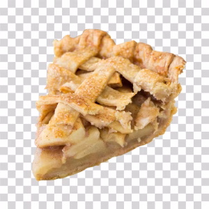 Apple Pie Slice Classic Dessert PNG Image