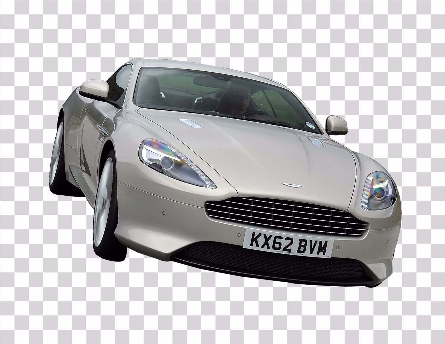 Aston Martin DB9 Luxury Sports Car PNG Image