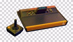 Atari 2600 Classic Video Game Console PNG