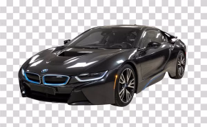BMW i8 Hybrid Sports Car Image PNG