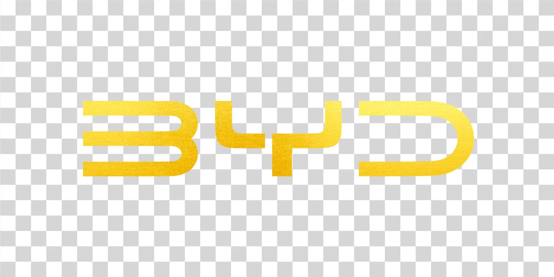 BYD Logo Gold Transparent
